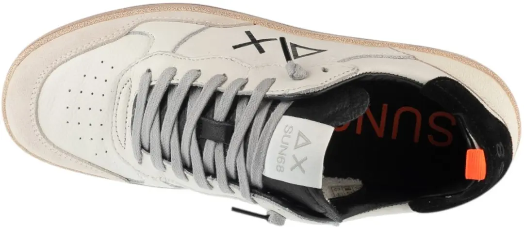 SUN68 Urban Basket Heren Sneakers - Wit - 42 - afbeelding 5 van 6