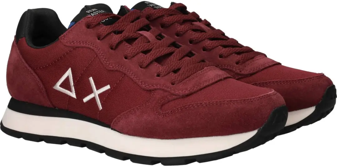 Sun68 Tom Solid Sneakers - Bordeaux - Maat 41 - afbeelding 4 van 6