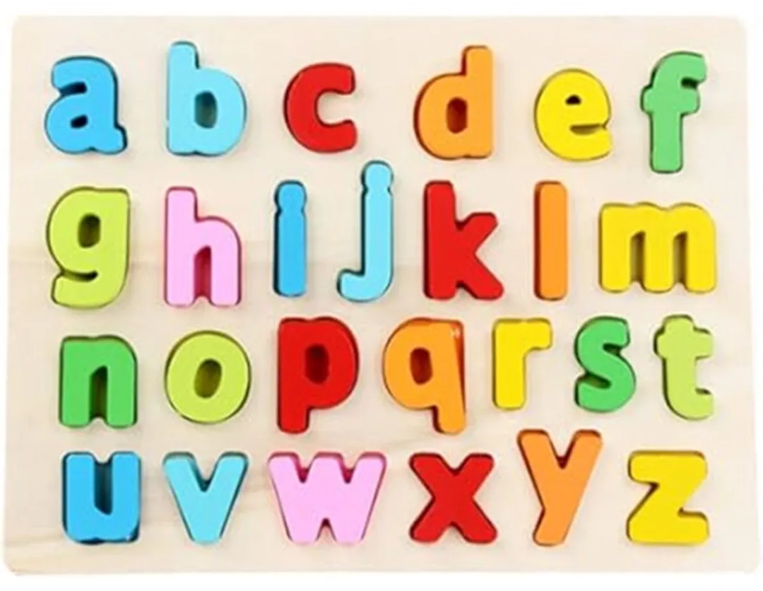 YJ Toys Houten Alfabet Inlegpuzzel 26 Stuks