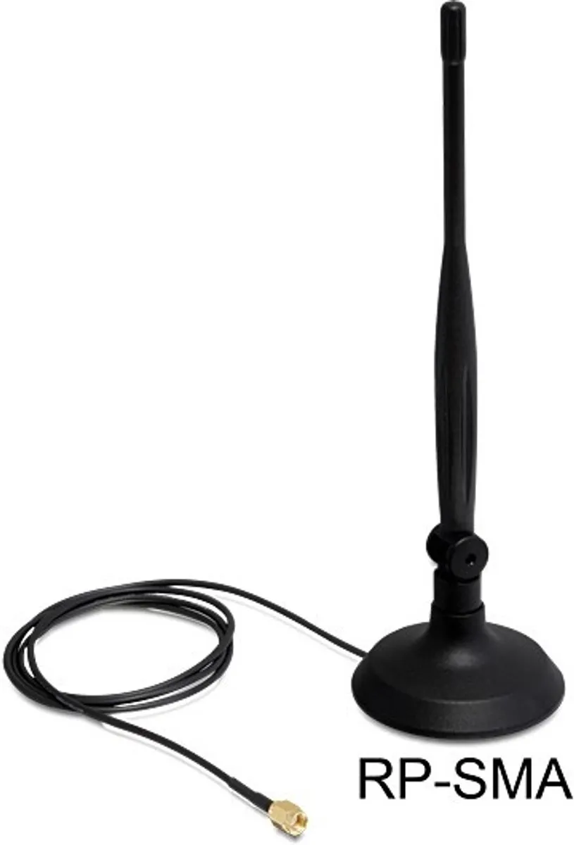 Delock 88413 WLAN Antenne 4 dBi - Zwart