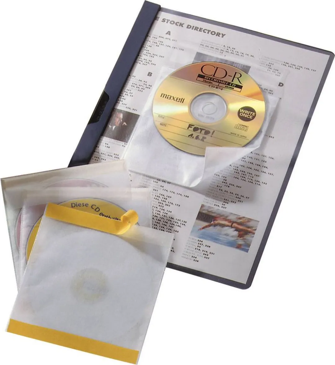 Durable CD Fix 521019 - Transparant - 10 Stuks
