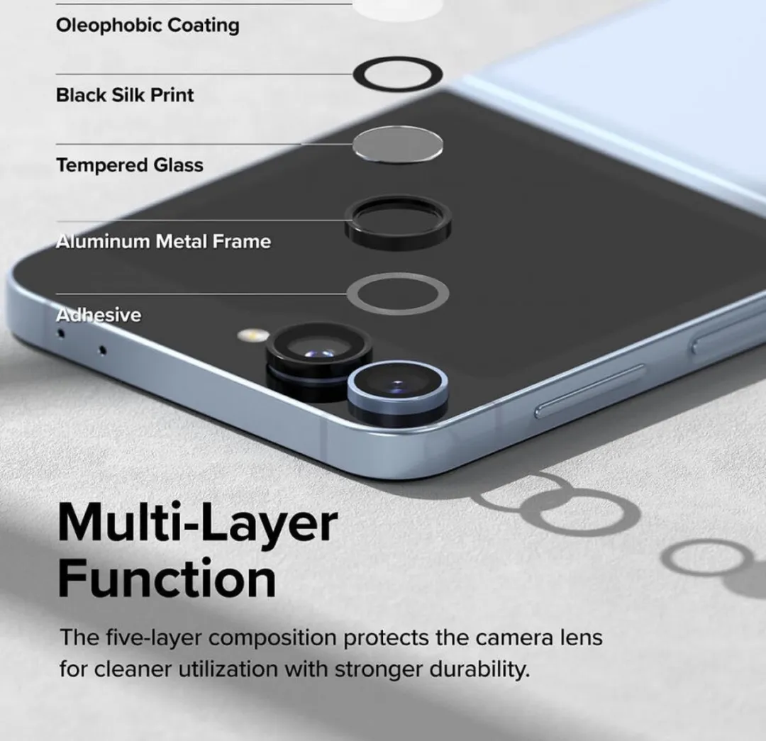 Ringke Frame Glass Samsung Galaxy Z Flip 6 - 2 Stuks