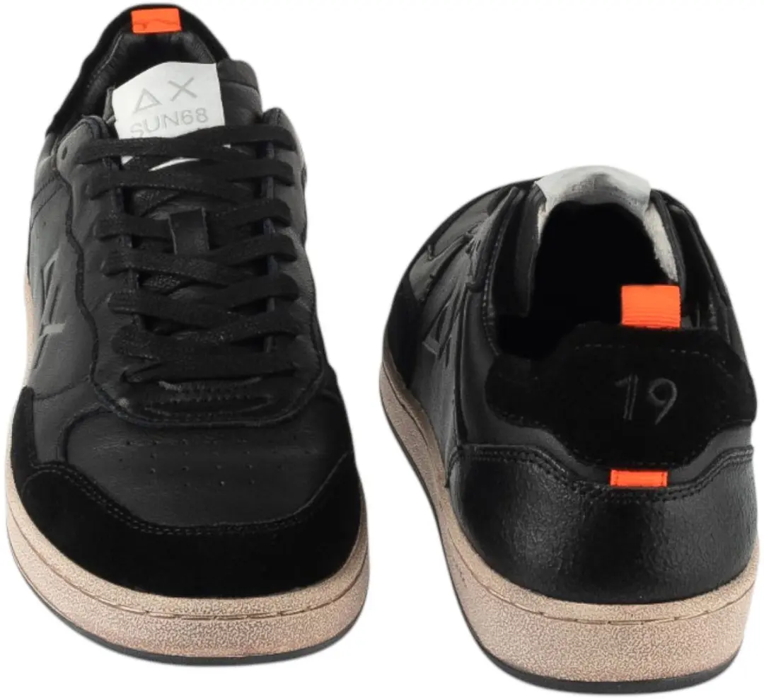 SUN68 Urban Basket Heren Sneakers - Zwart - 46 - afbeelding 5 van 5