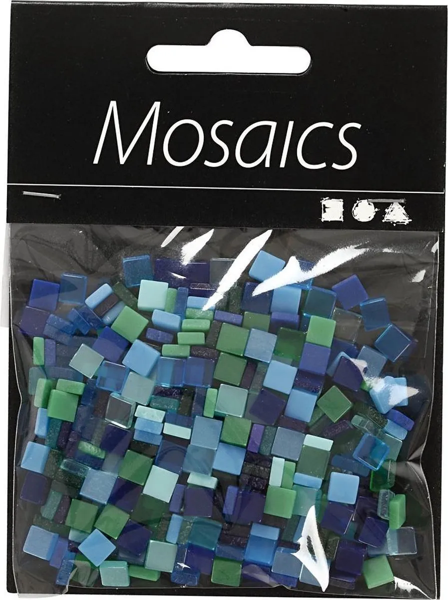 Creativ Company Creotime Kunststof Mozaïek 5x5mm - Multicolor