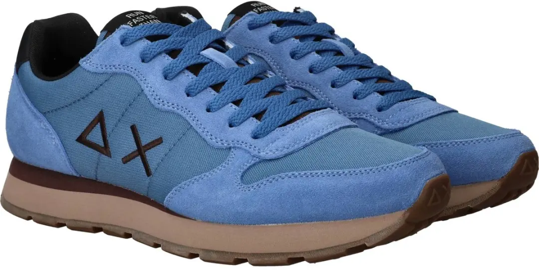 Sun68 Tom Solid Sneakers Heren Blauw - afbeelding 3 van 6