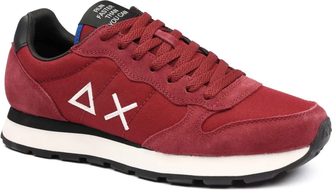 Sun68 Tom Solid Sneakers - Bordeaux - 45 - afbeelding 2 van 6
