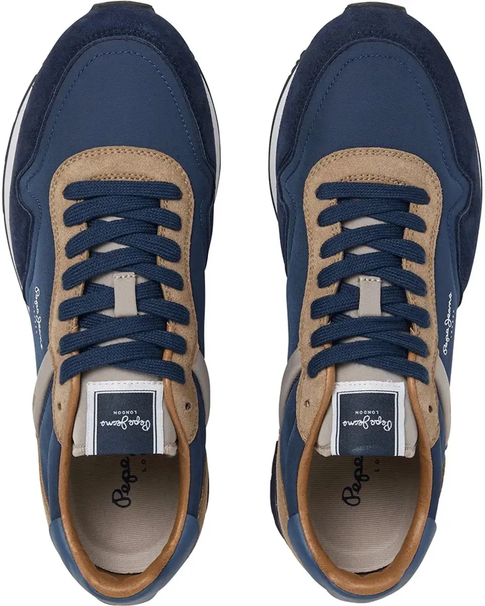 Pepe Jeans Hailon Basic Sneakers - Navy - EU 45 - afbeelding 2 van 4