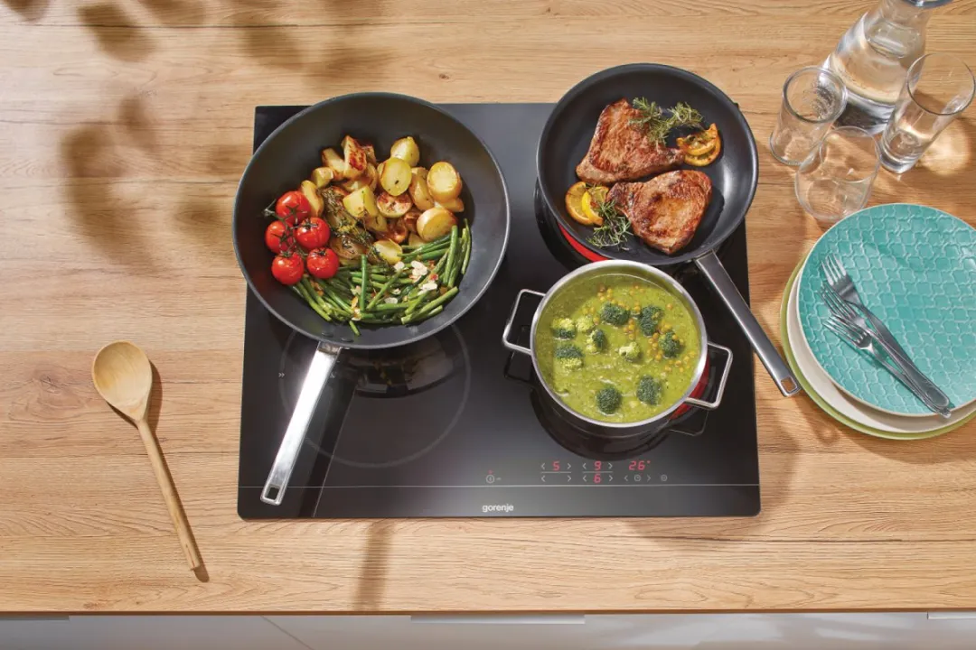 Gorenje ECT641BSC Inbouwkookplaat 60cm - 4 Zones - Zwart