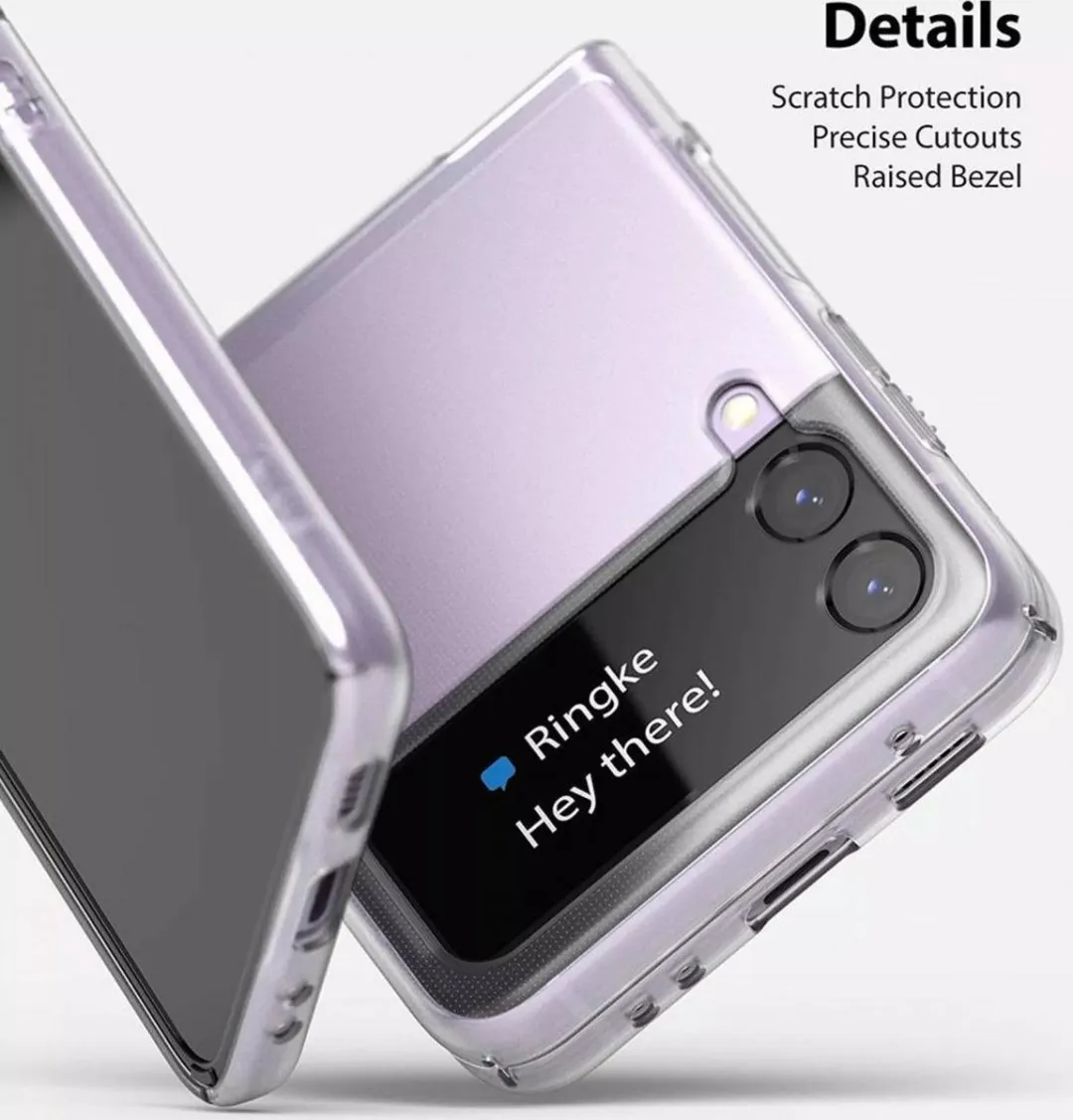 Ringke Slim Hoesje ACS03411 Samsung Galaxy Z Flip 3 - Transparant