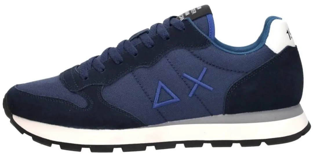 Sun68 Tom Solid Heren Sneakers - Blauw - Maat 44 - afbeelding 2 van 6