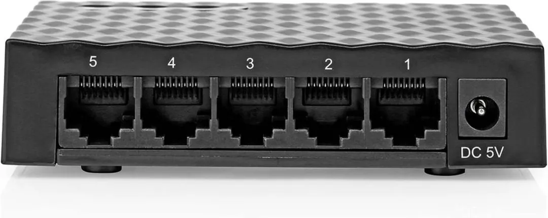 Nedis NSWH5P110BK 5-Poorts Netwerkswitch