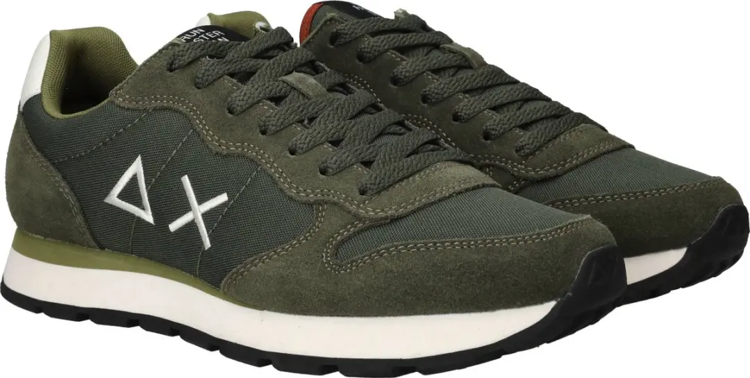 SUN68 Tom Solid Sneakers - Heren - Groen - Maat:47 - afbeelding 3 van 6