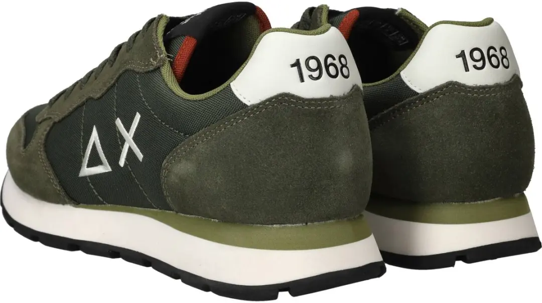 SUN68 Tom Solid Sneakers - Heren - Groen - Maat:47 - afbeelding 6 van 6