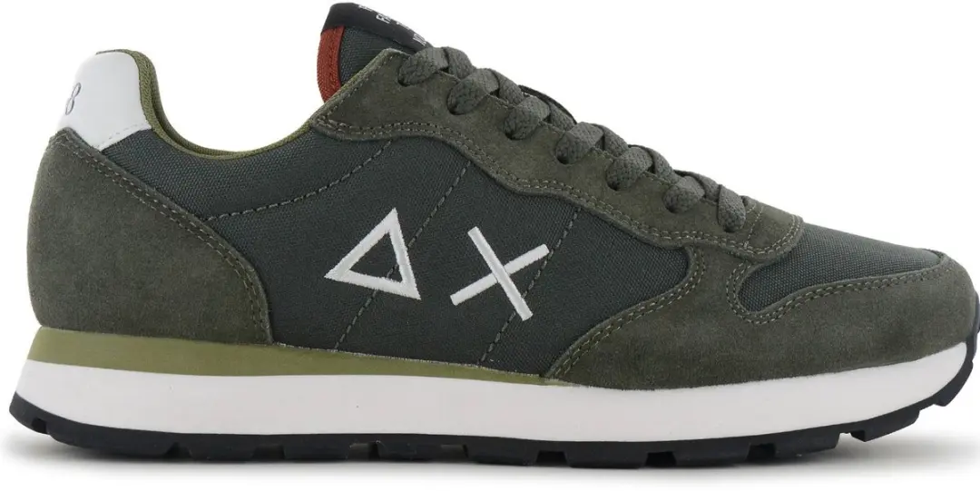 SUN68 Tom Solid Sneakers - Heren - Groen - Maat:47 - afbeelding 2 van 6