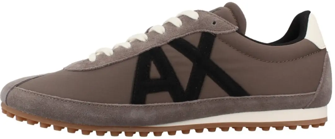 Armani Exchange Retro Schoenen Heren - Bruin/Zwart - afbeelding 2 van 6