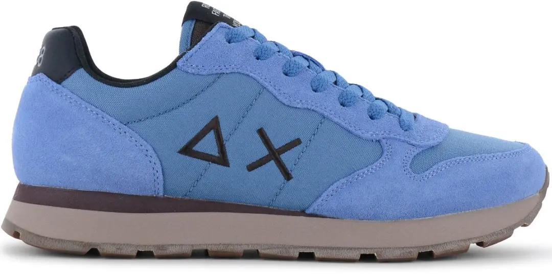 SUN68 Tom Solid Heren Sneakers - Blauw - afbeelding 2 van 6