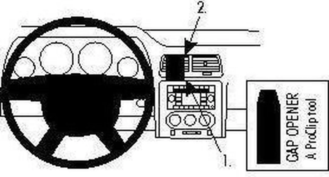 Brodit ProClip Dodge Challenger 2008-2014 Telefoonhouder