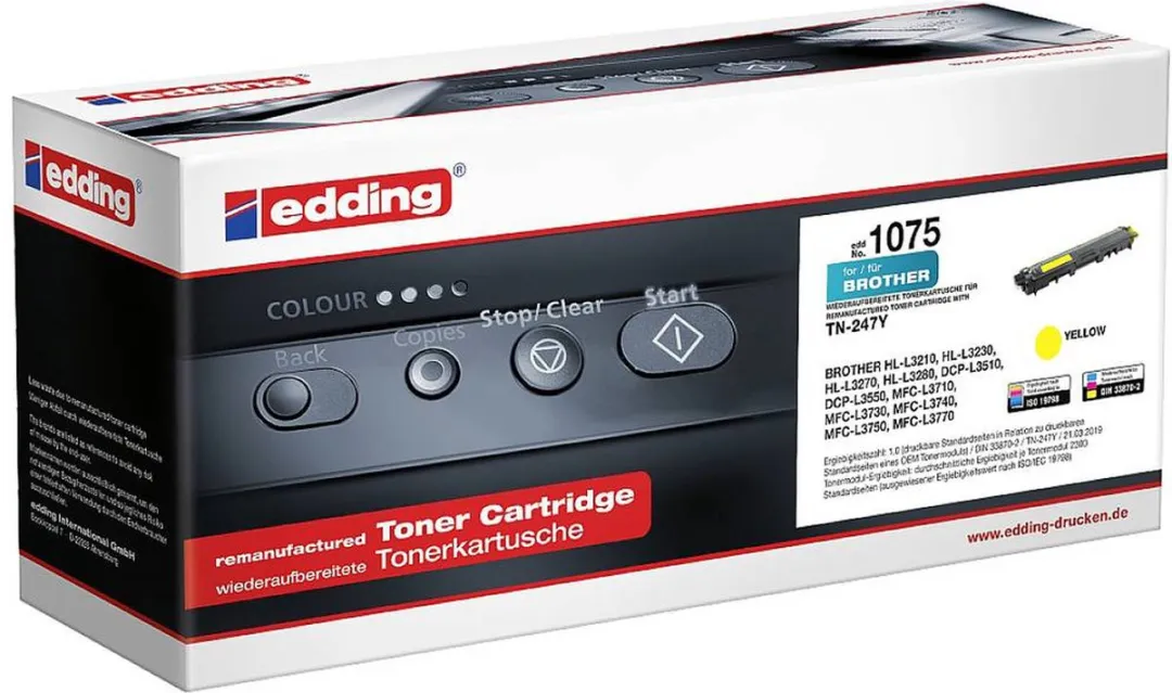 edding 18-1075 Toner Geel - 2300 Pagina's