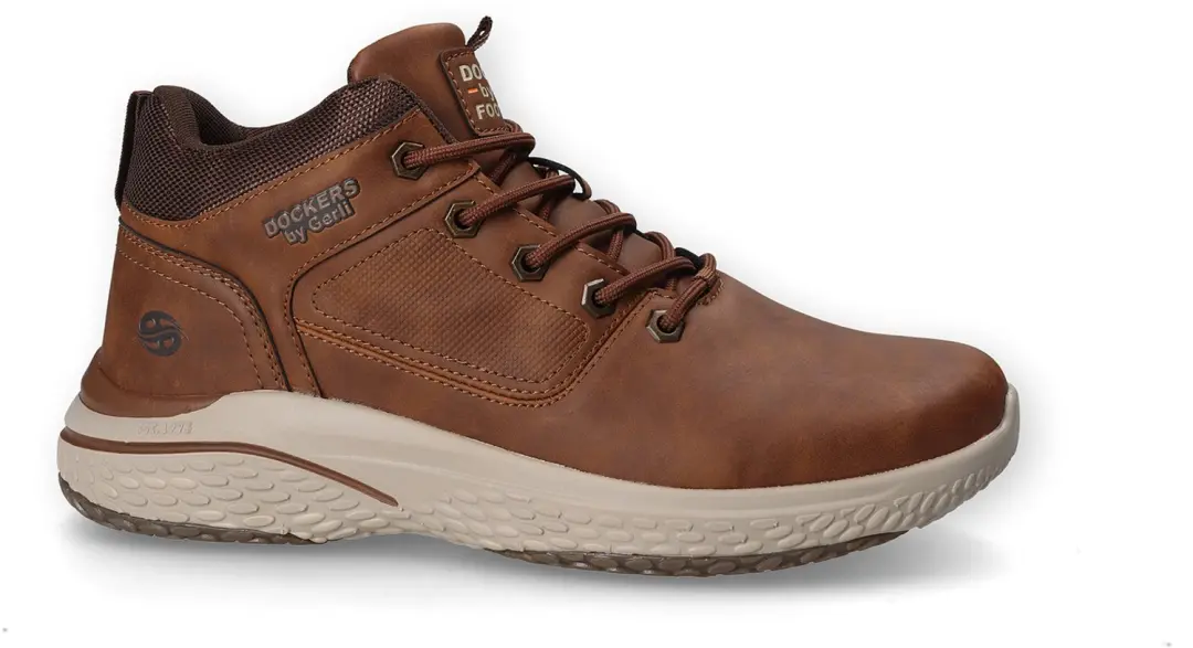 Dockers by Gerli Heren Sneakers Veterschoenen Bruin