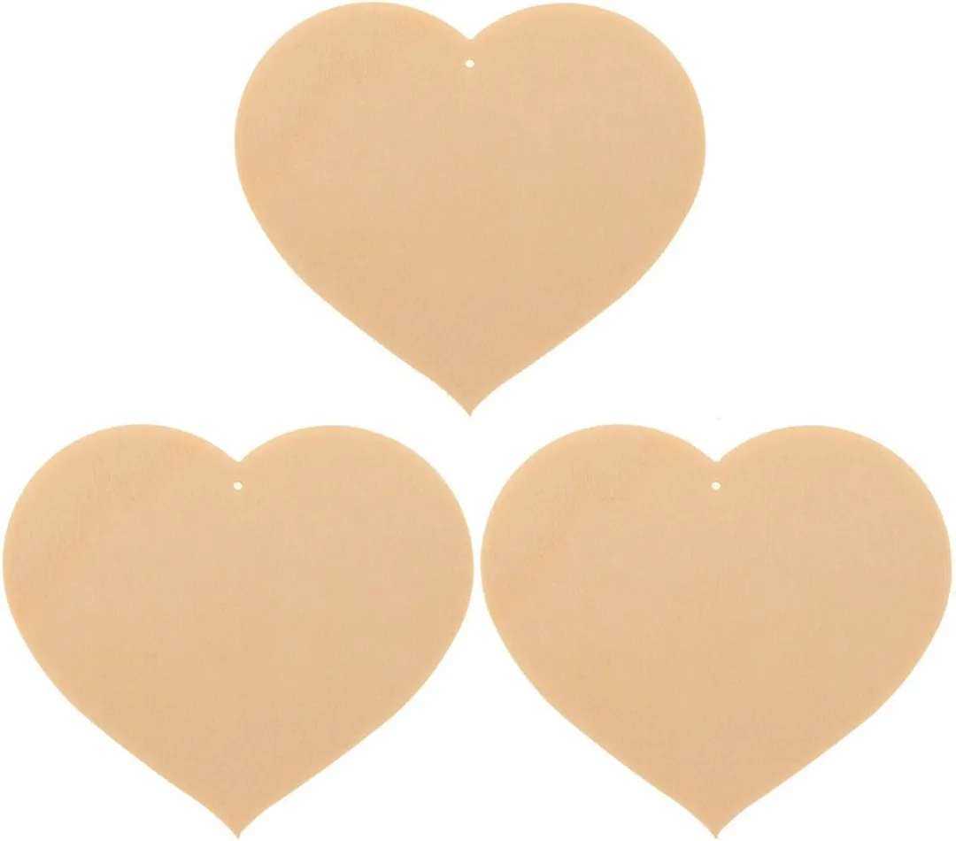 Glorex Hobby Houten Hartjes 6 Stuks Ø10cm