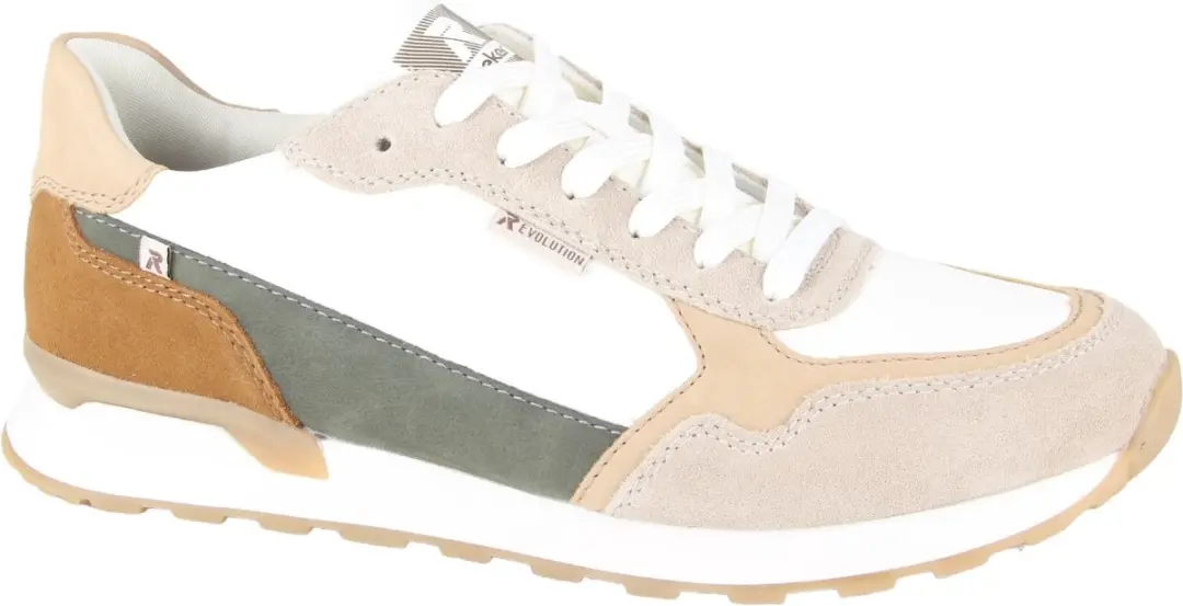 Rieker U0307-80 heren sneakers maat 45 beige