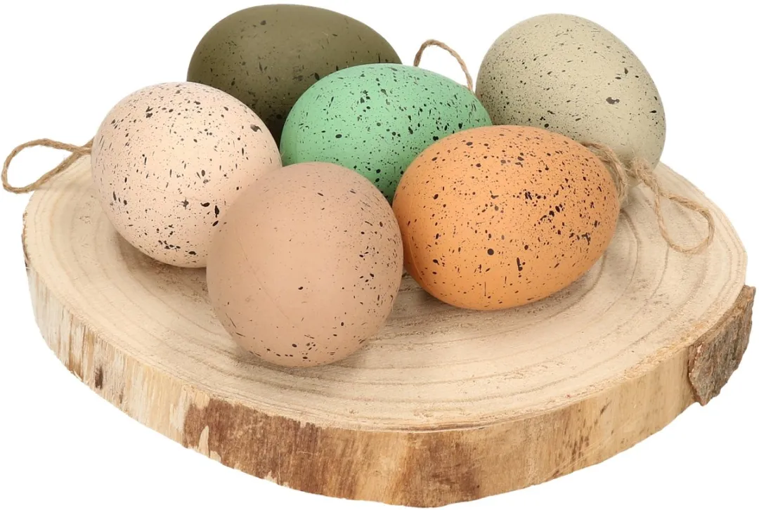 Decoris Paaseieren Multicolor - 12 Stuks
