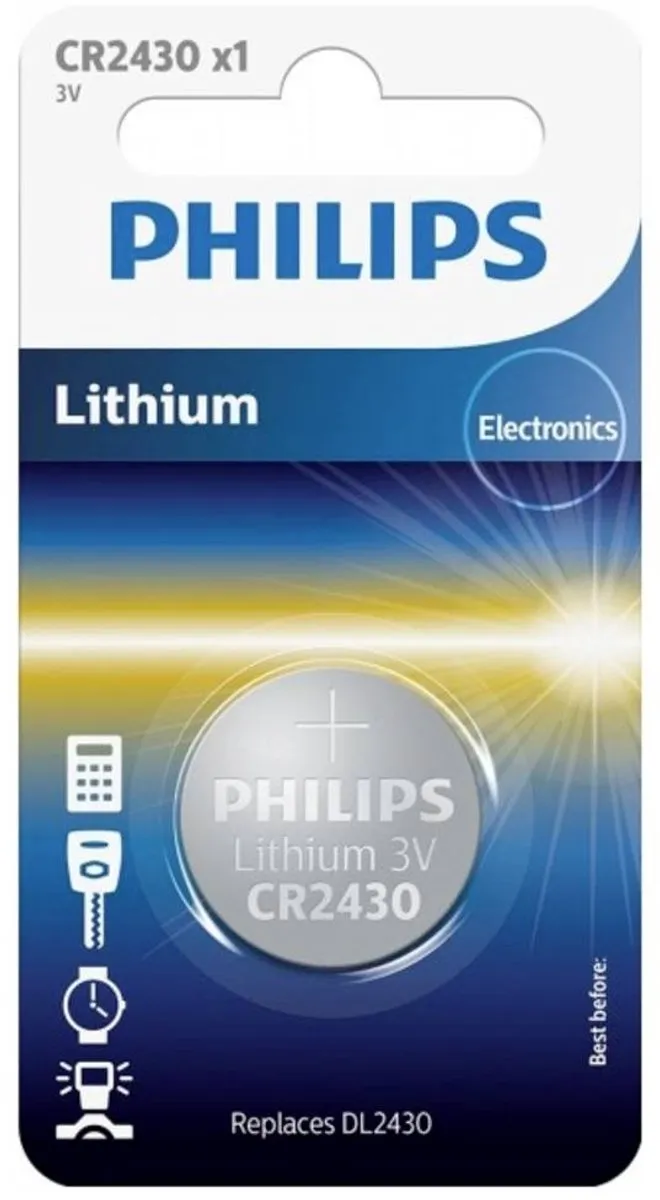 Philips Lithium CR2430 Knoopcel