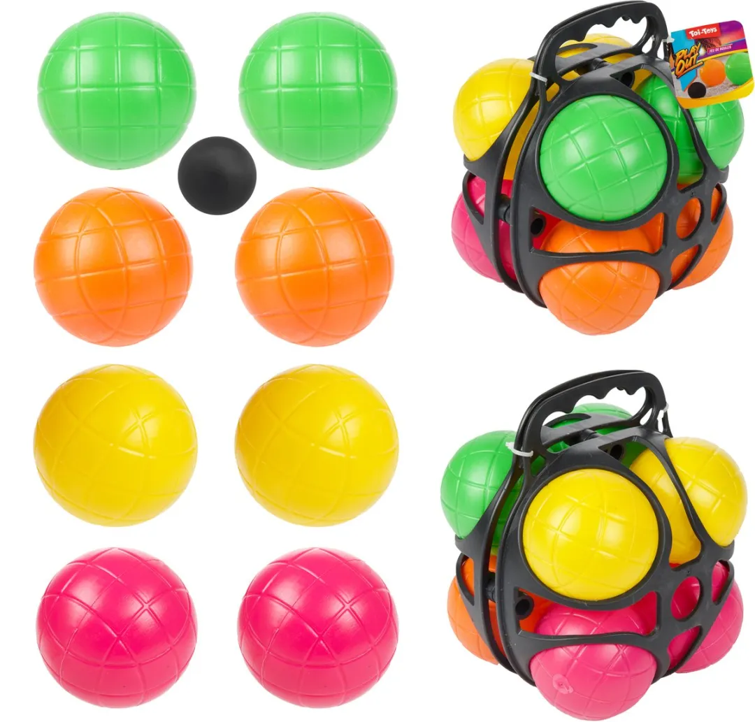 Toi-Toys Jeu de Boules Set 9-delig