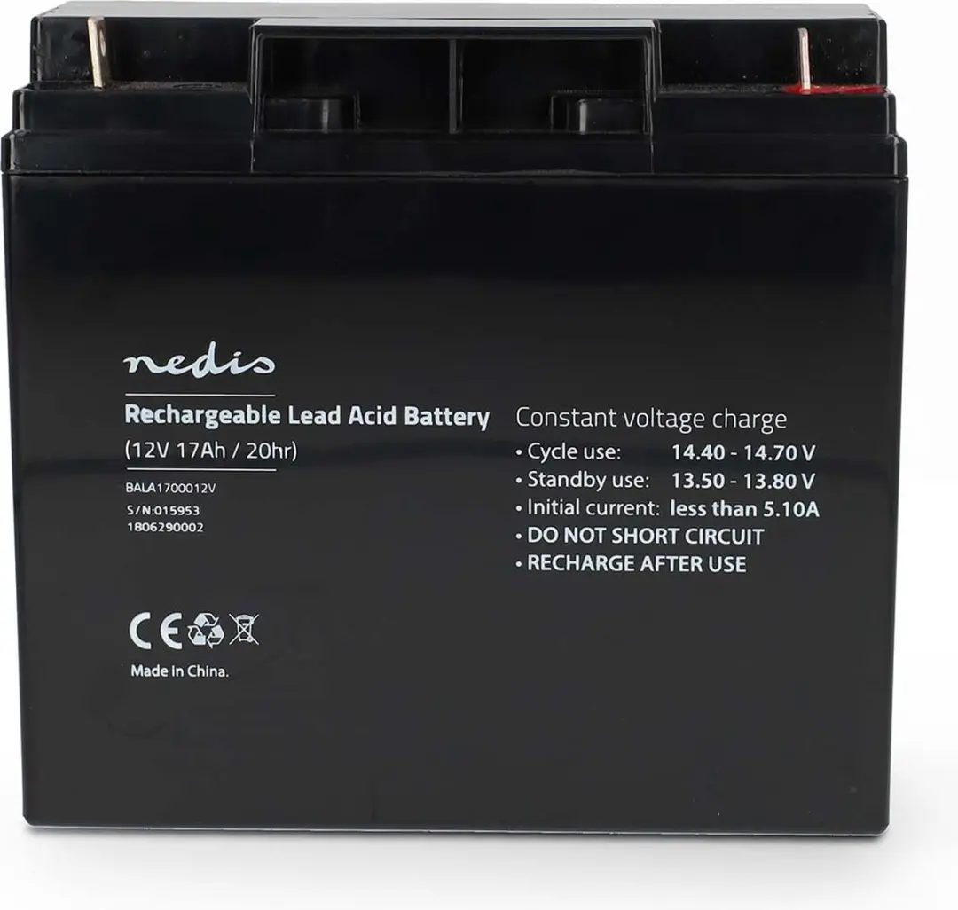 Nedis BALA1700012V Oplaadbare Loodaccu 12V 17000mAh