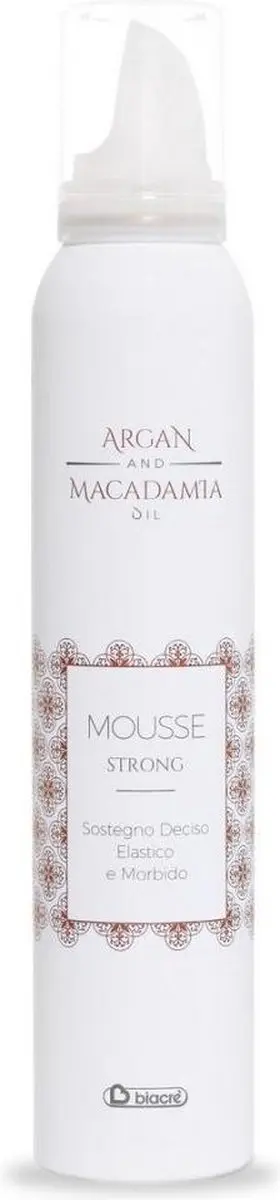 Biacre Argan & Macadamia Oil Strong Mousse 200ml