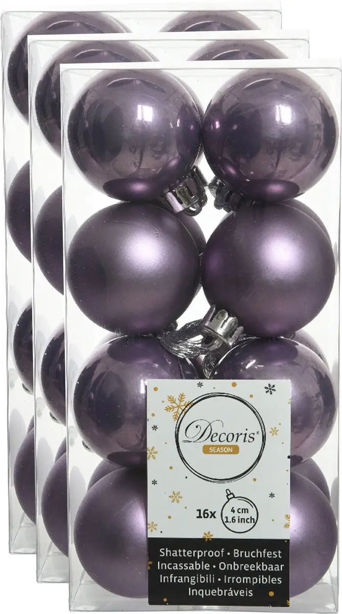 Decoris kleine kerstballen