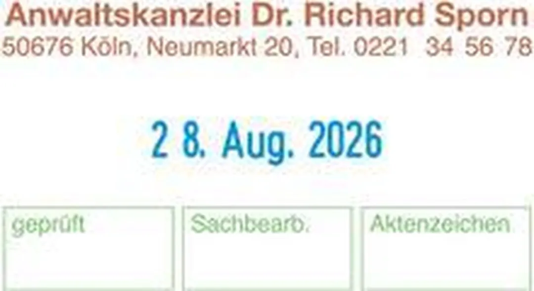 Trodat Professional 6/56/2 Stempelkussen - 2 Stuks Blauw & Rood