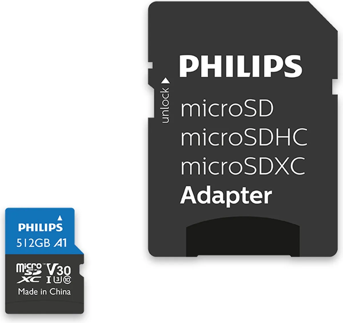 Philips FM51MP65B microSDXC 512GB - Class 10 UHS-I U3 - afbeelding 6 van 6
