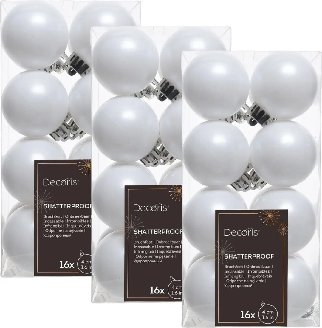Decoris kleine kerstballen