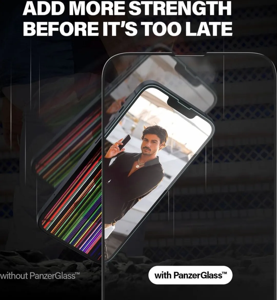 PanzerGlass Classic Fit iPhone 14 Pro Schermbeschermer - Case Friendly