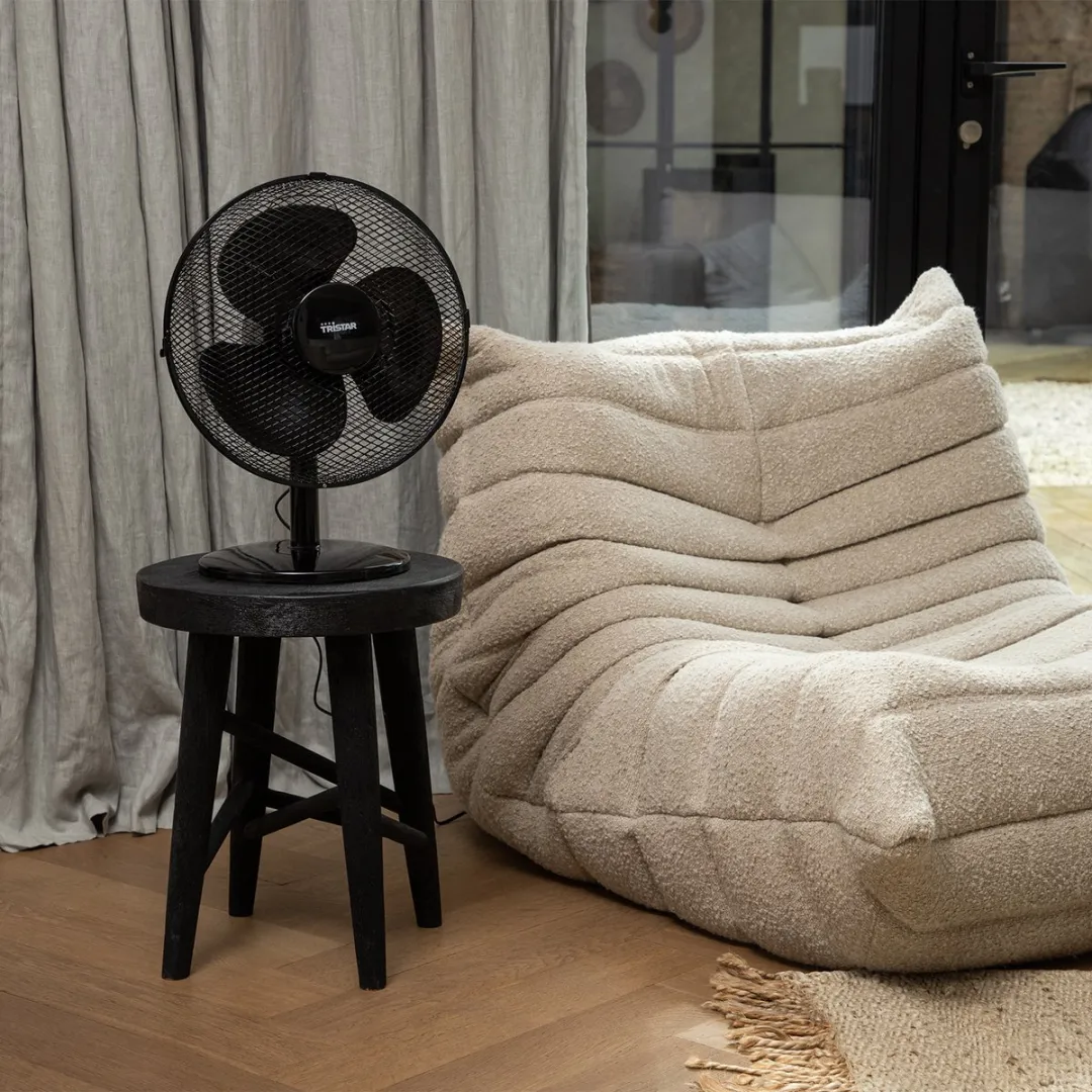 Tristar VE-5725 Tafelventilator 30cm - 3 Snelheden - 85° Oscillatie - Zwart