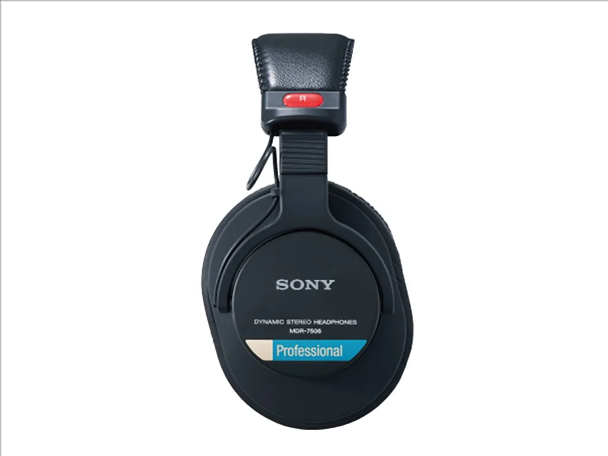 Sony MDR-7506 Studio Koptelefoon - Gesloten - Zwart