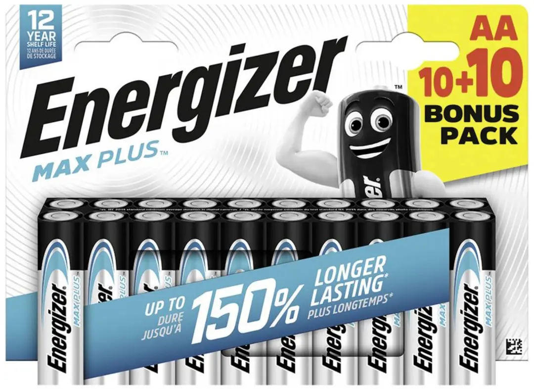 Energizer Max Plus AA batterij alkaline 1.5V