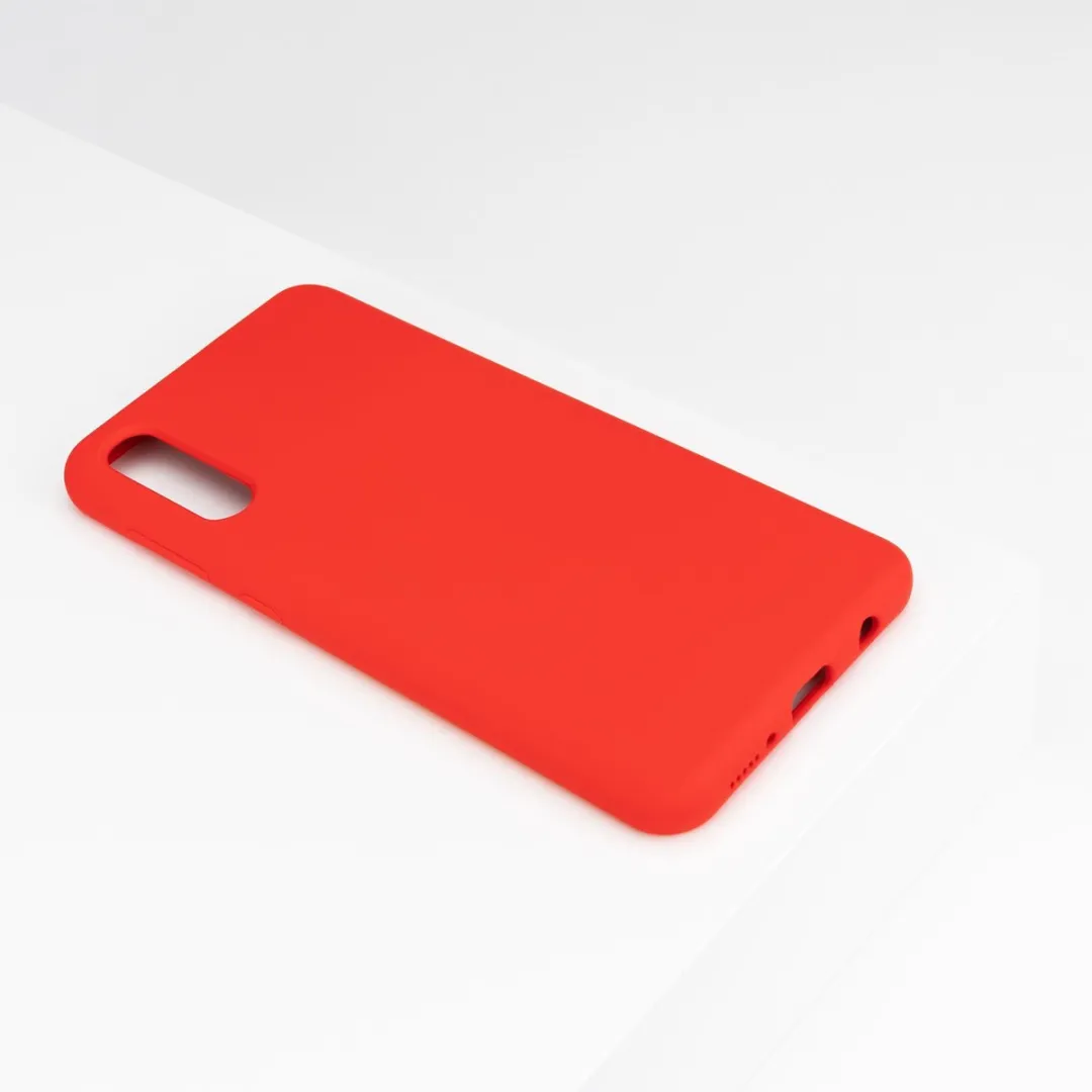 BMAX Siliconen Hard Case Samsung Galaxy A70 - Rood - afbeelding 6 van 6