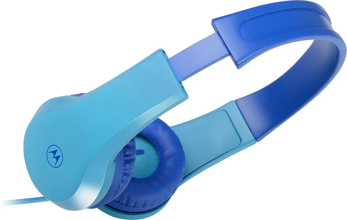 Motorola MOTO JR200 Kinderkoptelefoon Blauw - 85dB Volumebegrenzing