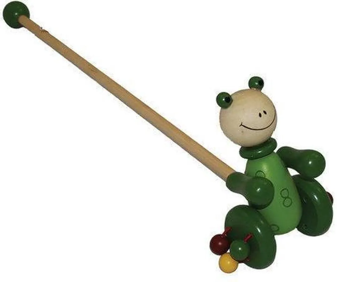 New Classic Toys Duwstok Kikker