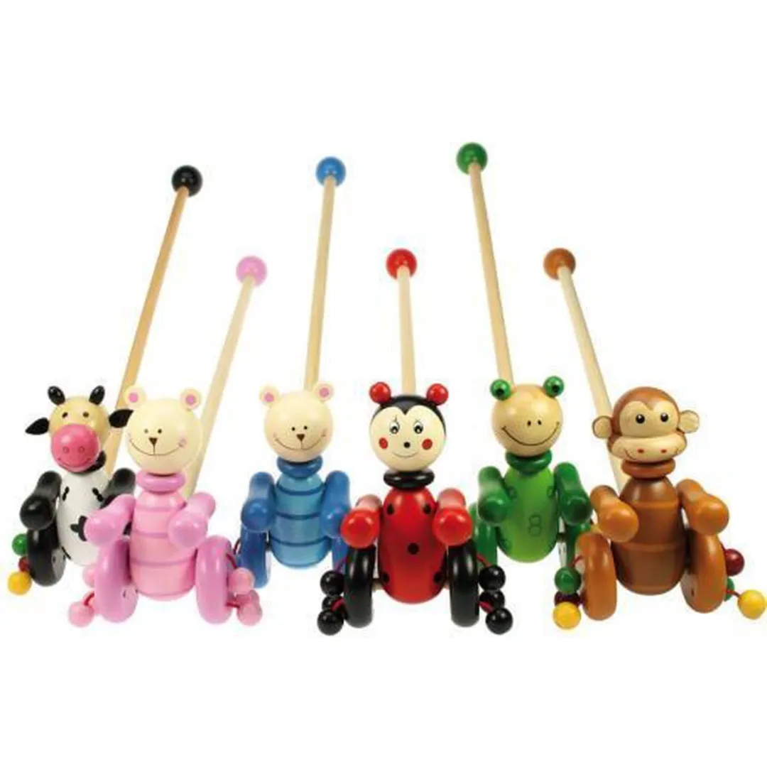 New Classic Toys Duwstok Kikker