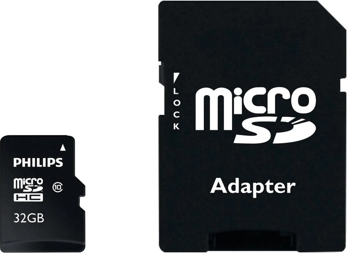 Philips FM32MP45B Micro SD-kaart 32GB