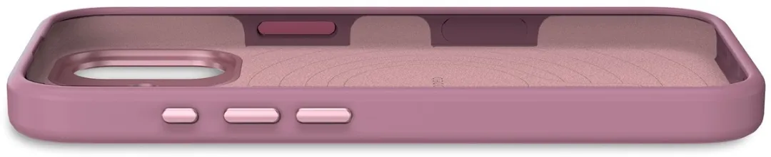 Decoded Siliconen Hoesje iPhone 17 - Rosette Roze - DEC-I17-SIL-ROS