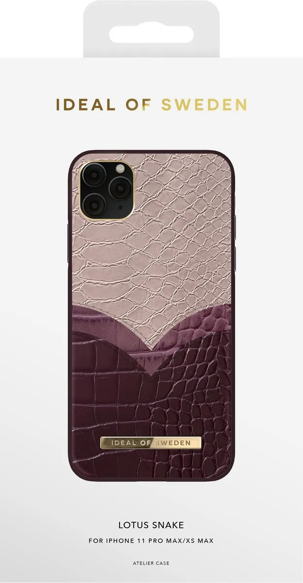 iDeal of Sweden Fashion Case Atelier iPhone 11 Pro Max/XS Max - Lotus Snake - afbeelding 2 van 5