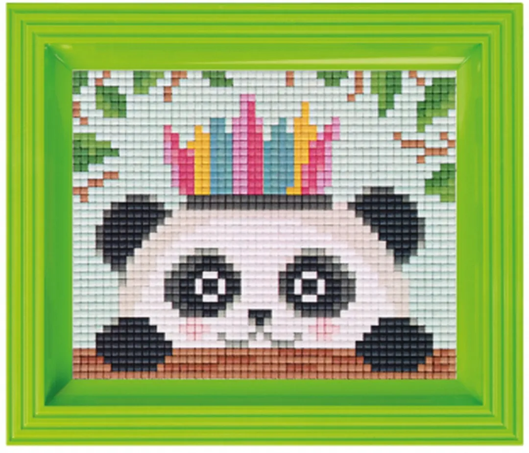 Pixelhobby Classic Panda Indiaan 10x12cm
