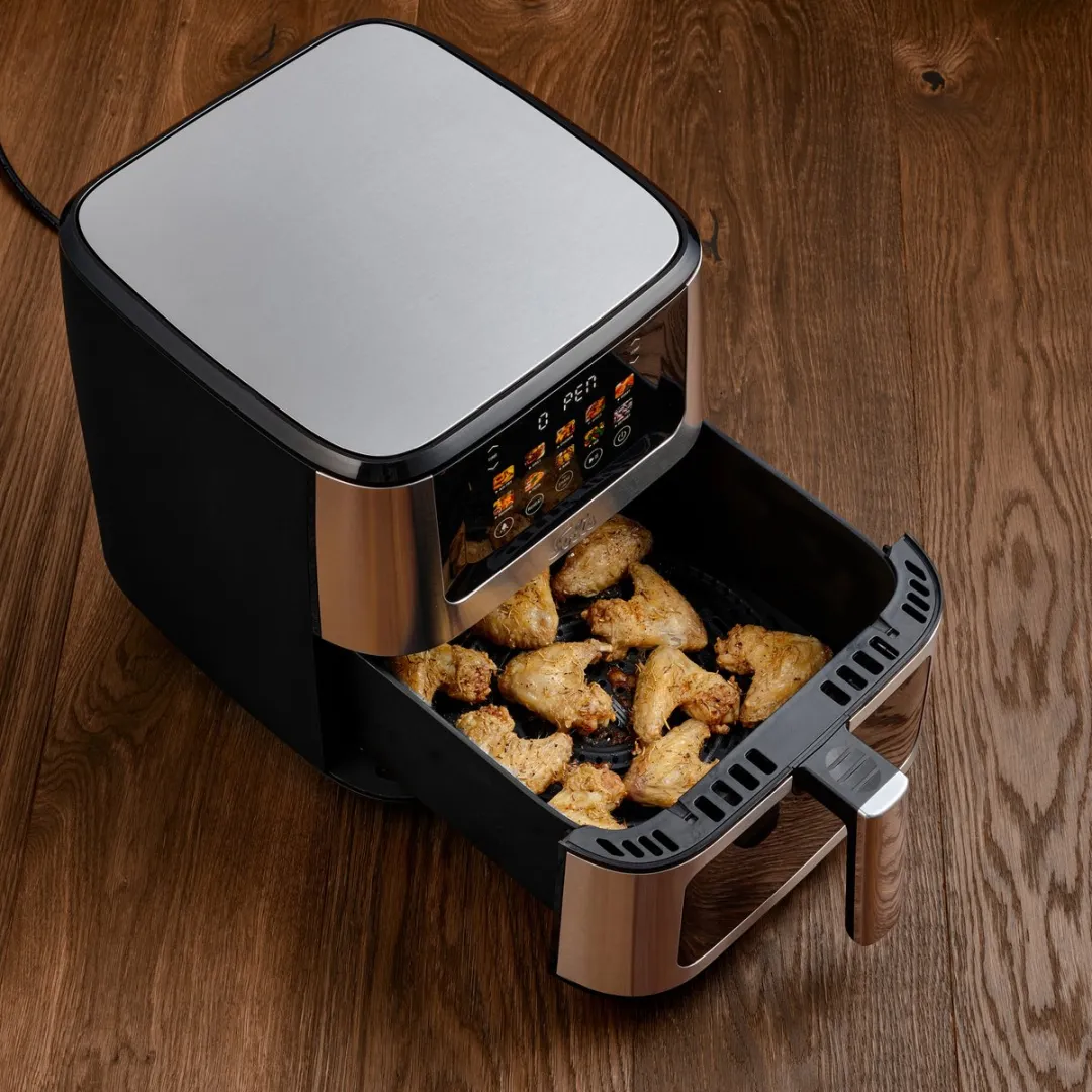 Solis Air Fry & Dry XL Airfryer 1870W - 7.5L - 10 Programma's - RVS