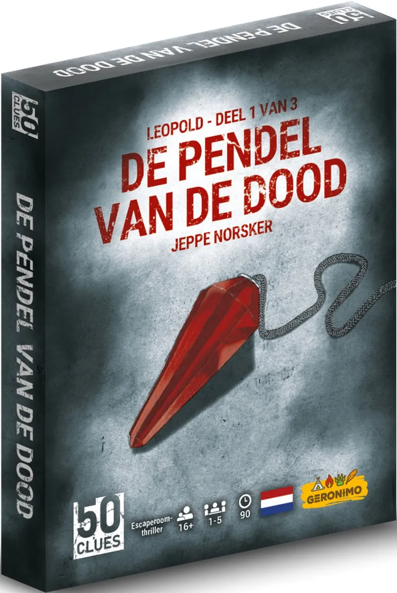Geronimo Games 50 Clues De Pendel van de Dood - 1-5 Spelers
