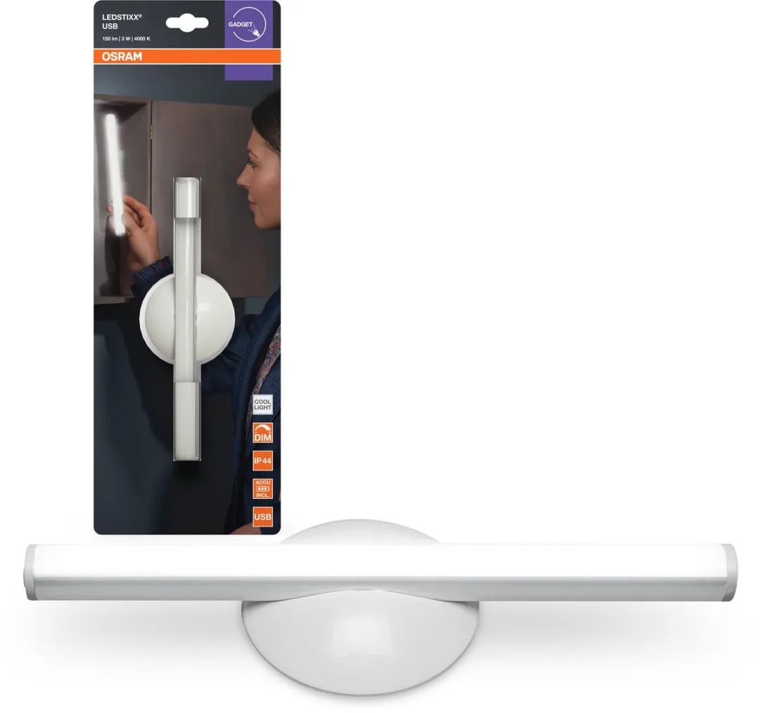 Osram Ledstixx USB-C Lichtstaaf 3W 150lm - Zilver