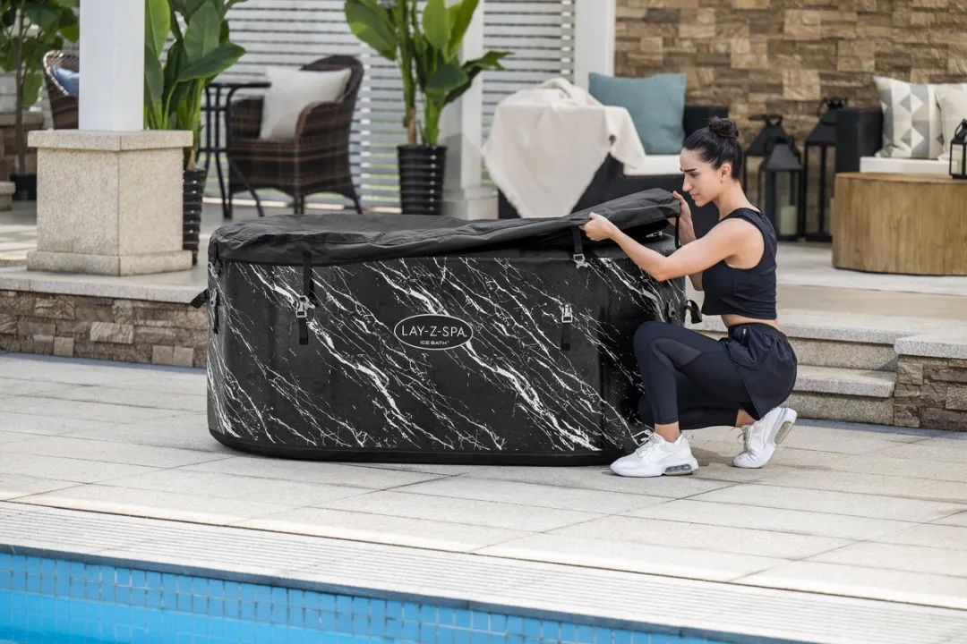 Intergard Portable IJsbad Icetub 70015200 - 152x92x71cm - Groen